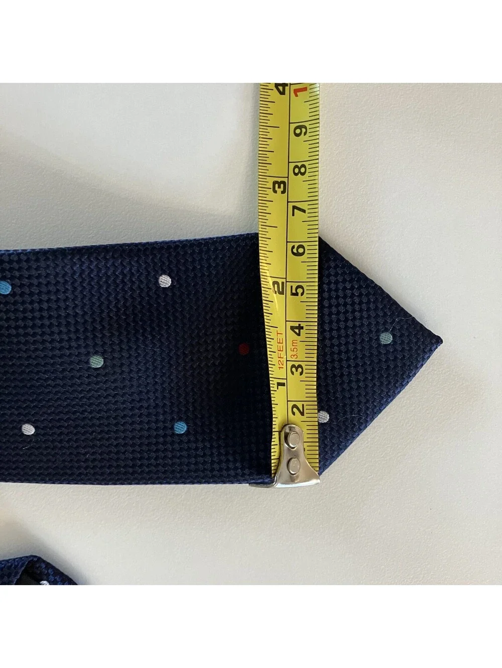 Blue Colorful Polka Dot Skinny Tie 60
